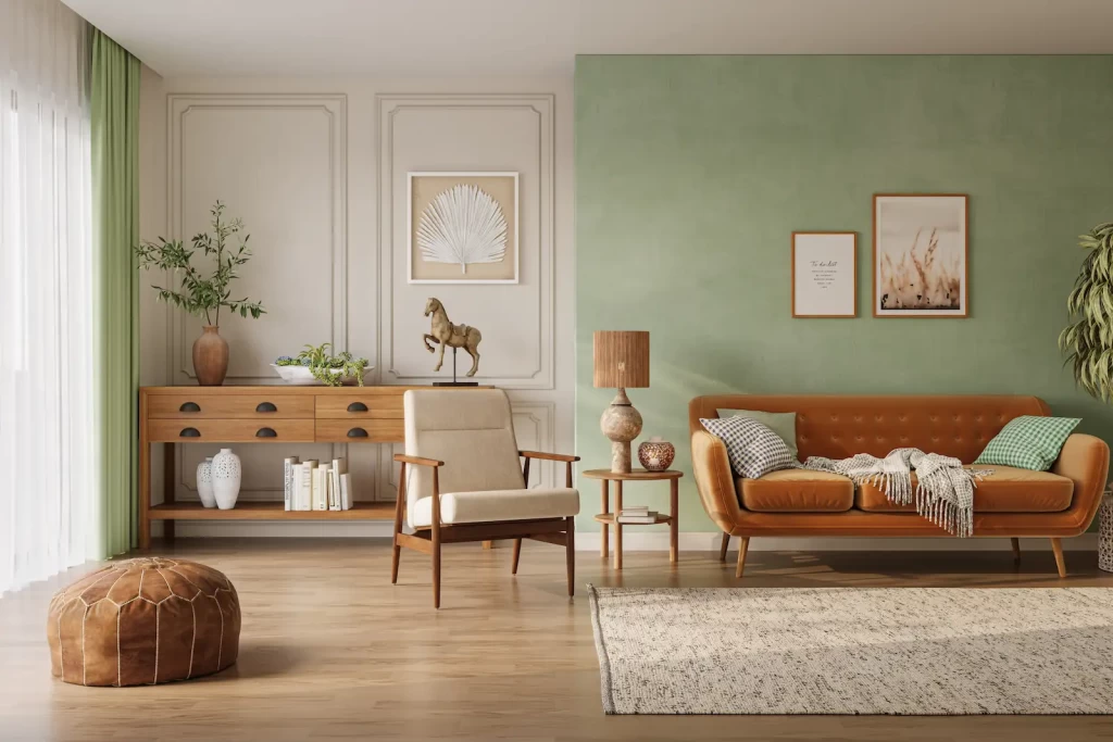 Crisp green walls inspired by 2027 paint color trends
